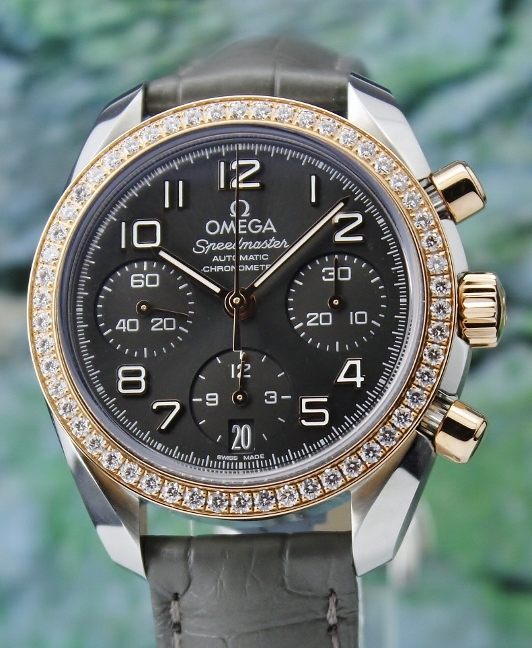 (image for) Unworn Omega Speedmaster Automatic Chronometer Watch / 324.28.38.40.06.001